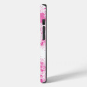 Coques Case-Mate iPhone Spray Abstrait de peinture rose (Verso / Gauche)
