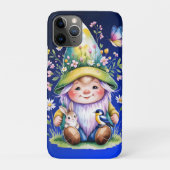 Coques Case-Mate iPhone Spring Gnome with Bunny and Bluebird (Dos)