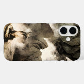 Coques Case-Mate iPhone Spring Mystic Fox Misty Mountain Minimalist Zen (Verso (horizontal))