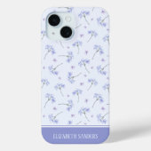 Coques Case-Mate iPhone Spring Purple Flowers Pattern (Verso)