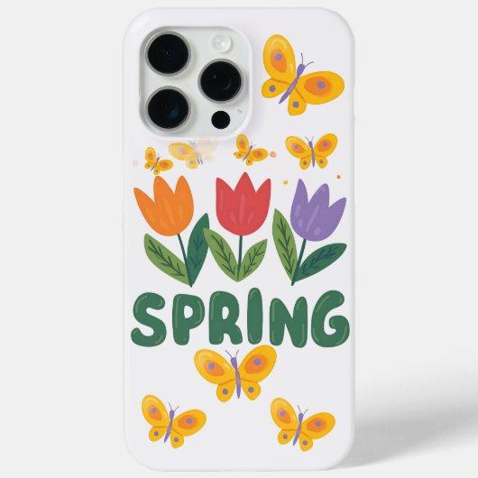 Coques Case-Mate iPhone Spring Tulips  (Verso)