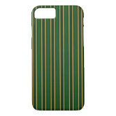 Coques Case-Mate iPhone Springbok vert et or bonbons rayures (Dos)