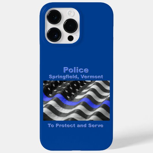 Coques Case-Mate iPhone Springfield, Vermont. Police (Verso)