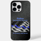 Coques Case-Mate iPhone Springfield, Vermont. Police (Verso)