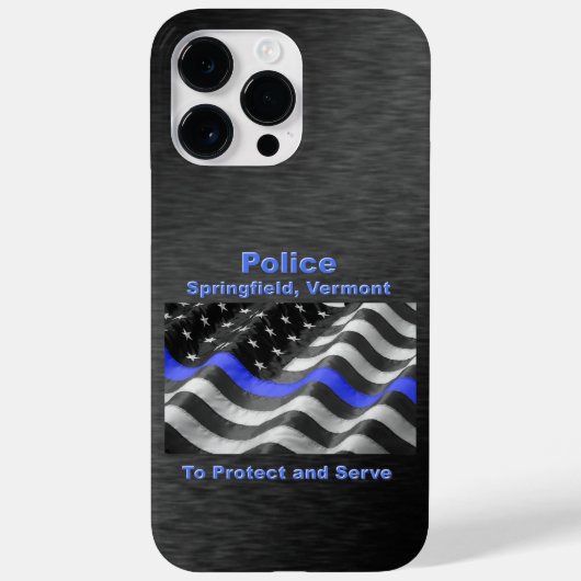 Coques Case-Mate iPhone Springfield, Vermont. Police (Verso)