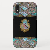 Coques Case-Mate iPhone Springsalla unique Cool élégant Monogramme VI (Dos)