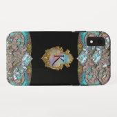 Coques Case-Mate iPhone Springsalla unique Cool élégant Monogramme VI (Dos (Horizontal))