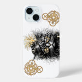Coques Case-Mate iPhone Spunky Paws Le Chat Steampunk Funky (Verso)