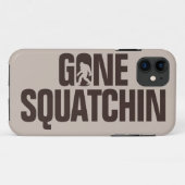 Coques Case-Mate iPhone Squatchin allé bronzage et brun (Dos (Horizontal))