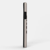 Coques Case-Mate iPhone Squatchin allé bronzage et brun (Dos/Droite)