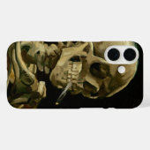 Coques Case-Mate iPhone Squelette avec cigarette brûlante | Vincent van Go (Verso (horizontal))