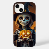 Coques Case-Mate iPhone Squelette avec Halloween Tee Citrouille (Verso)