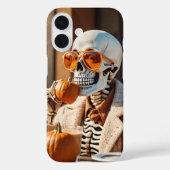 Coques Case-Mate iPhone Squelette citrouille épice (Verso)