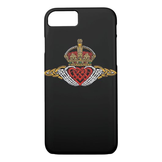 Coques Case-Mate iPhone Squelette Couleur Claddagh (Dos)
