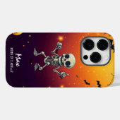 Coques Case-Mate iPhone Squelette dansant - Amusement effrayant toute l'an (Verso (horizontal))