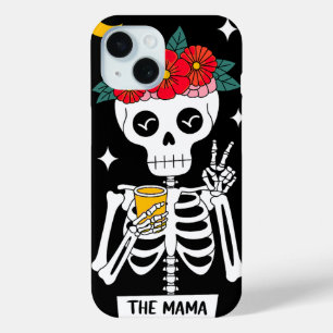 Coque Pour iPhone 15 Squelette de Couronne florale - Le design de la Ma