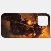 Coques Case-Mate iPhone Squelette de Halloween à vélo effrayant (Verso (horizontal))