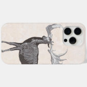 Coques Case-Mate iPhone Squelette d'élan d'Irlande - Megaceros hibernicus  (Verso (horizontal))