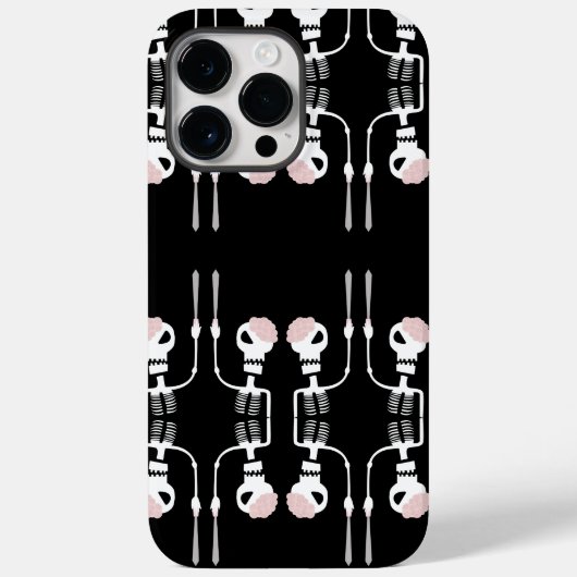 Coques Case-Mate iPhone Squelette d'Halloween avec épée (Verso)