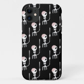 Coques Case-Mate iPhone Squelette d'Halloween avec épée (Dos)
