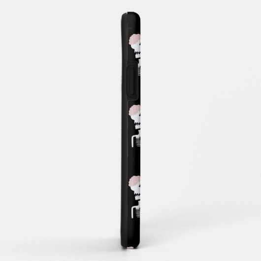 Coques Case-Mate iPhone Squelette d'Halloween avec épée (Dos/Droite)