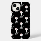 Coques Case-Mate iPhone Squelette d'Halloween avec épée (Verso)