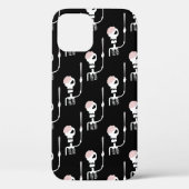 Coques Case-Mate iPhone Squelette d'Halloween avec épée (Verso)