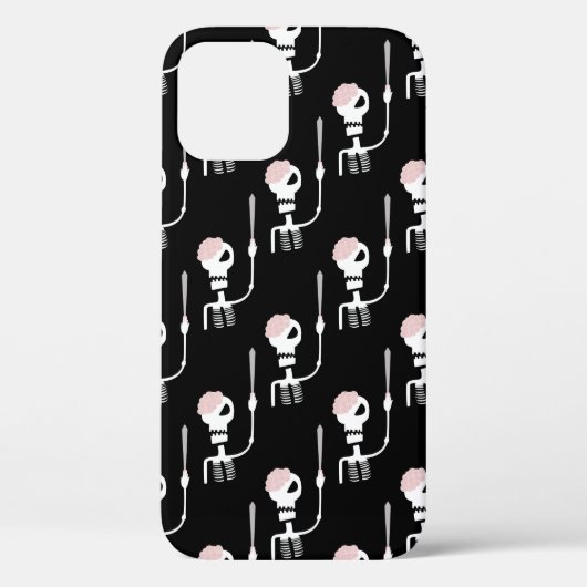 Coques Case-Mate iPhone Squelette d'Halloween avec épée (Verso)