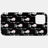 Coques Case-Mate iPhone Squelette d'Halloween avec épée (Verso (horizontal))