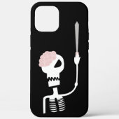 Coques Case-Mate iPhone Squelette d'Halloween avec épée (Verso)