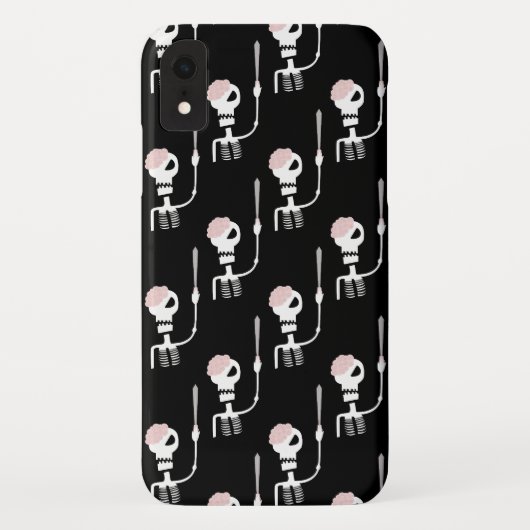 Coques Case-Mate iPhone squelette d'Halloween avec une épée (Dos)