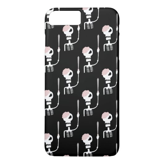 Coques Case-Mate iPhone squelette d'Halloween avec une épée (Dos)