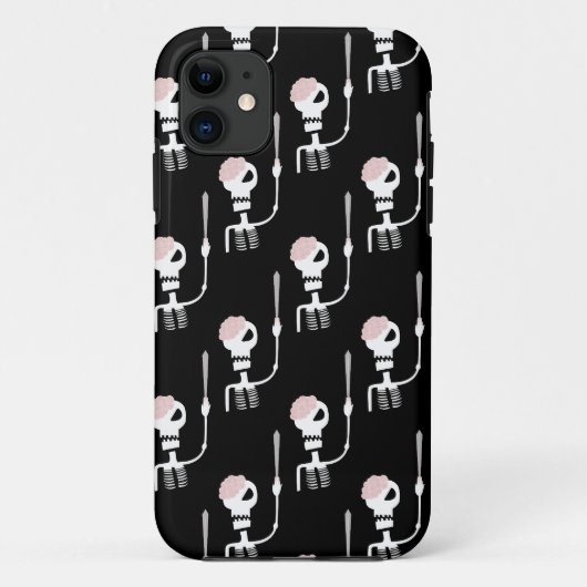 Coques Case-Mate iPhone squelette d'Halloween avec une épée (Dos)