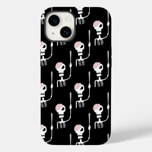 Coques Case-Mate iPhone squelette d'Halloween avec une épée (Verso)