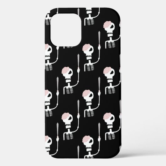 Coques Case-Mate iPhone squelette d'Halloween avec une épée (Verso)
