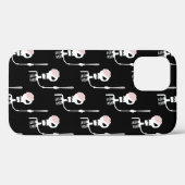 Coques Case-Mate iPhone squelette d'Halloween avec une épée (Verso (horizontal))
