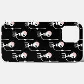 Coques Case-Mate iPhone squelette d'Halloween avec une épée (Verso (horizontal))