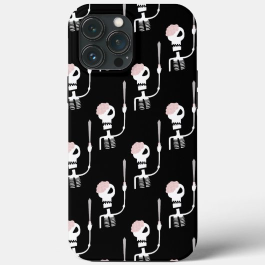 Coques Case-Mate iPhone squelette d'Halloween avec une épée (Verso)