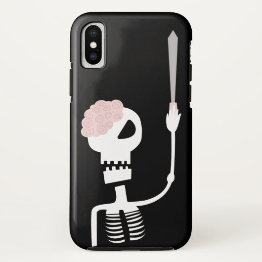 Coques Case-Mate iPhone squelette d'Halloween avec une épée  (Dos)