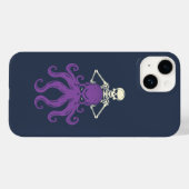 Coques Case-Mate iPhone Squelette d'Octopus (Verso (horizontal))