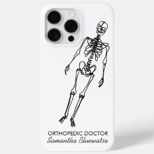 Coque iPhone 15 Pro Max Squelette drôle médecin orthopédique sculptant l'o