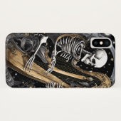 Coques Case-Mate iPhone Squelette et harpe I (Dos (Horizontal))