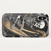 Coques Case-Mate iPhone Squelette et harpe I (Dos (Horizontal))