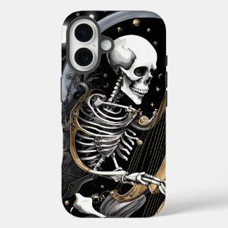 Coques iPhone 16 Squelette et Harpe I