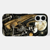 Coques Case-Mate iPhone Squelette et Harpe II (Verso (horizontal))
