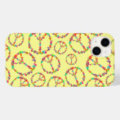 Coques Case-Mate iPhone Squelette Fleur Power Signe de Paix (Verso (horizontal))