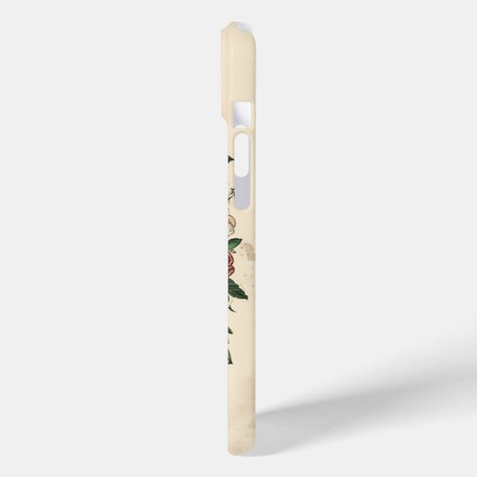 Coques Case-Mate iPhone Squelette floral (Verso / Gauche)