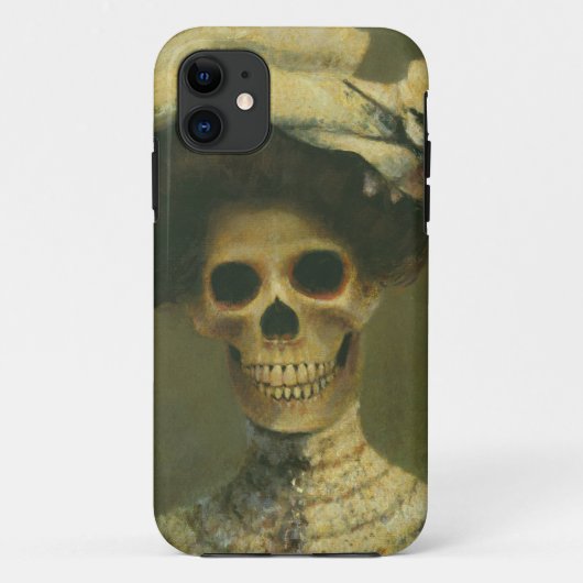 Coques Case-Mate iPhone Squelette gothique Lady Coque-Mate ID (Dos)