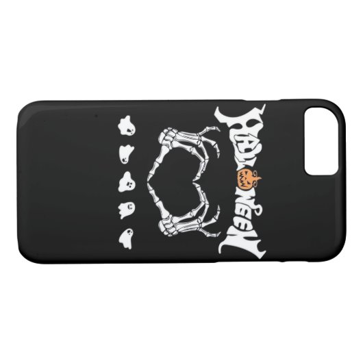 Coques Case-Mate iPhone Squelette main avec, Halloween Design (Dos (Horizontal))