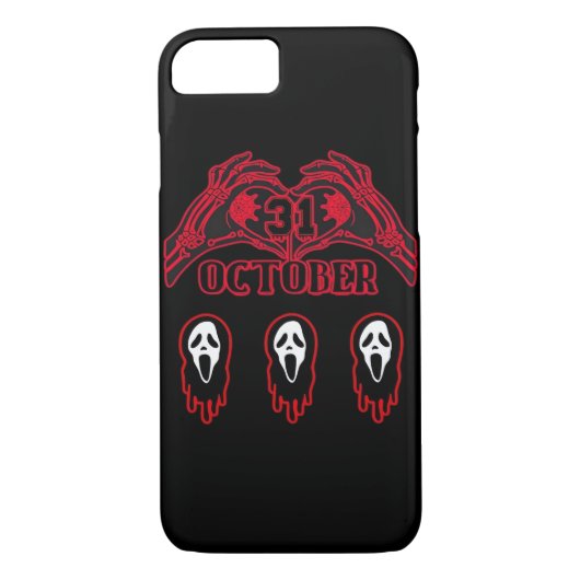 Coques Case-Mate iPhone Squelette Mains 31/10 Classique (Dos)